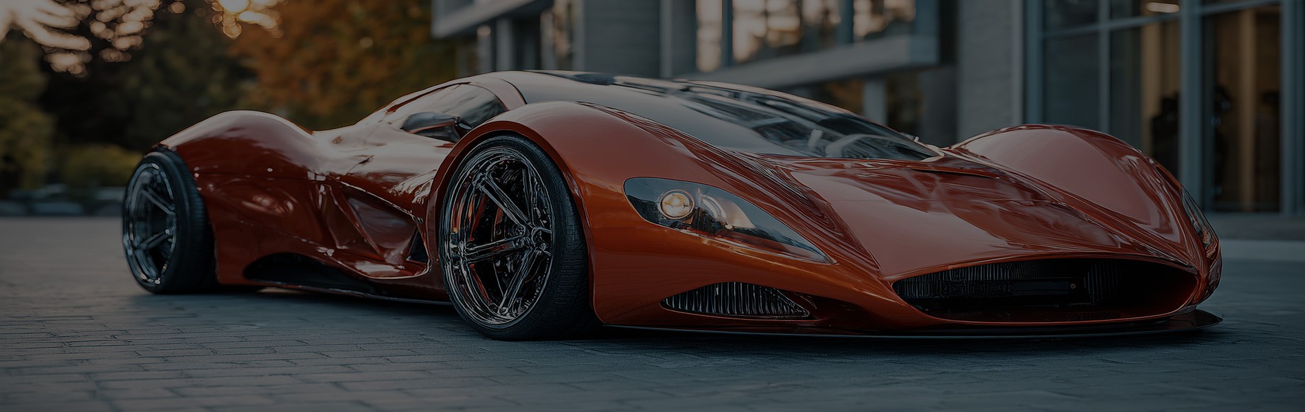 Airport parking garage with vehicles awaiting professional detailing service