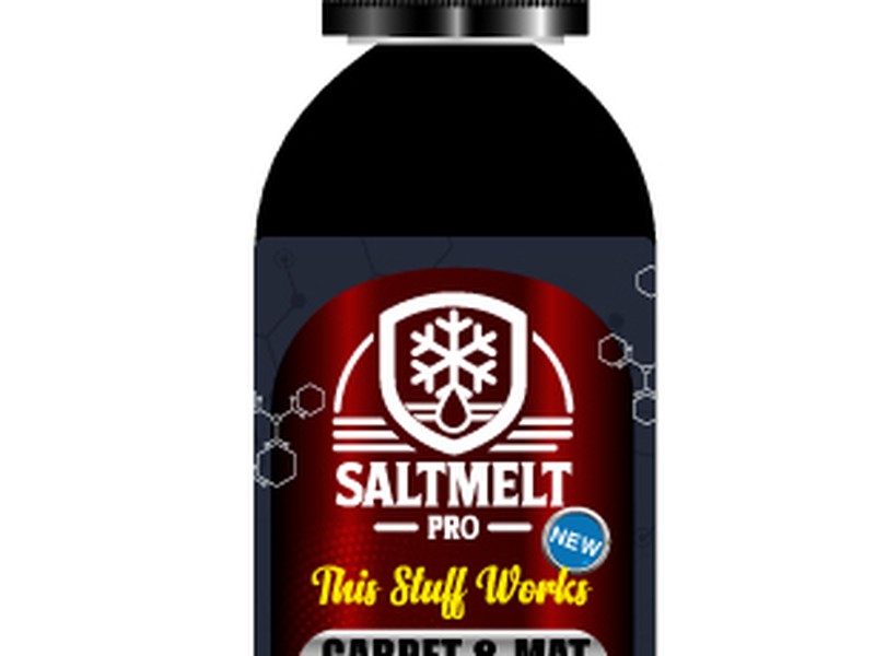 SaltMelt Pro Carpet & Mat Protectant bottle - professional grade protection